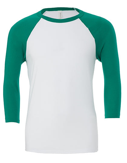 Unisex 3/4 Sleeve Baseball T-Shirt